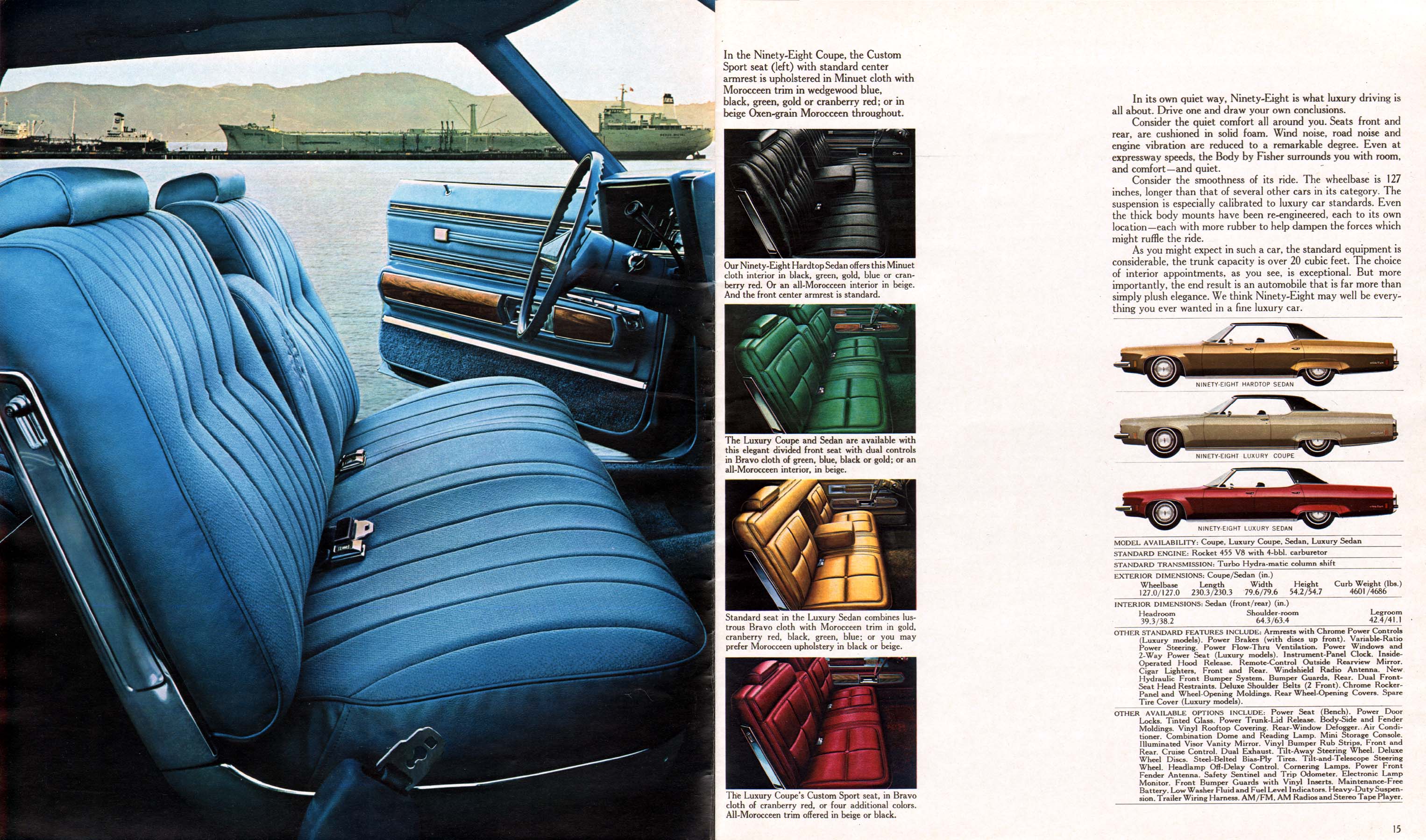 1973 Oldsmobile Full-Line Brochure Page 22